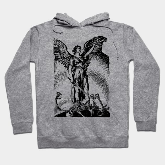 Vintage Archangel Angel Revelations illustration Hoodie by AltrusianGrace